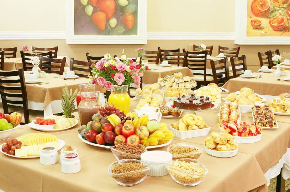 Café da manhã do hotel