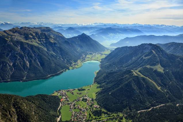 Lago Achensee, no Tirol