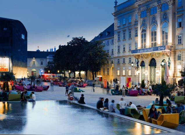 Quarteirão dos Museus, em Viena Quarteirão dos Museus, em Viena