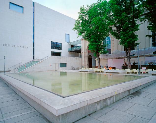 Museu Leopold, no Museum Quartier de Viena Museu Leopold, no Museum Quartier de Viena