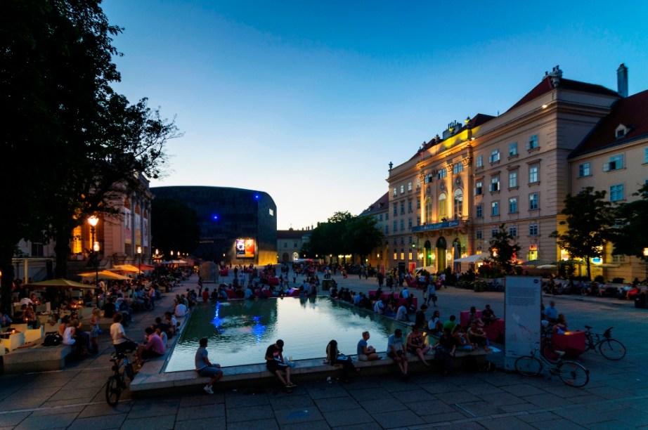 Quarteirão dos Museus, em Viena