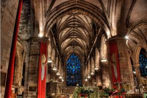 St Giles’ Cathedral em Edimburgo, na Escócia