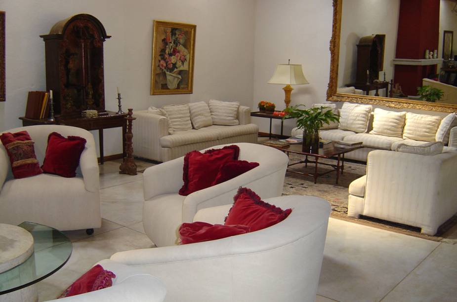 Sala da casa de hóspede