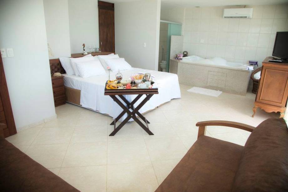 Acomodação da Pousada Maracabana, em Porto de Galinhas, Pernambuco