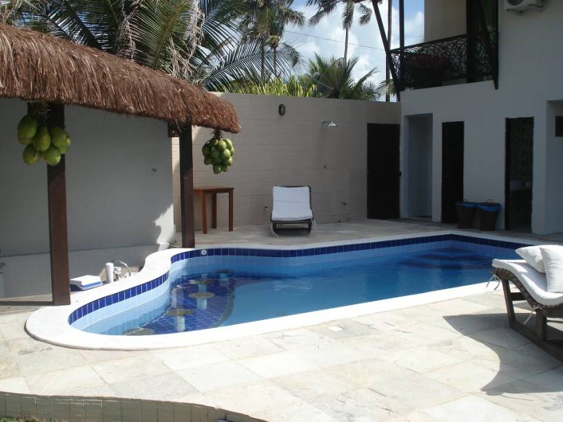 Piscina da Pousada Maracabana, em Porto de Galinhas, Pernambuco