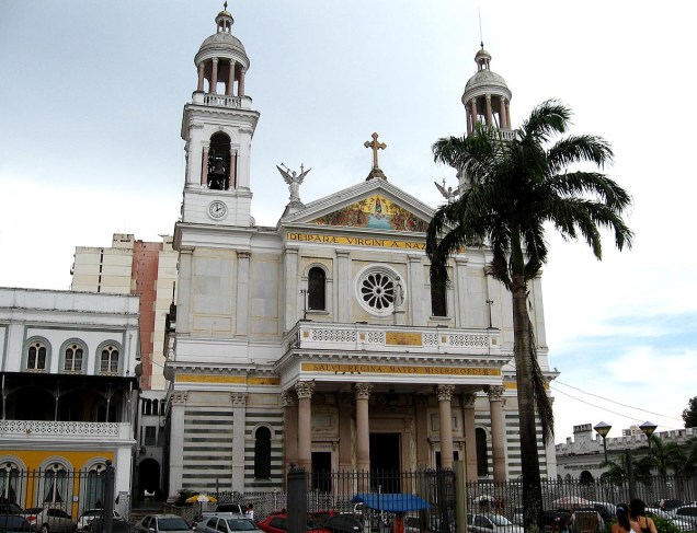 A igreja foi construída no lugar onde o caboclo José Plácido encontrou, em 1700, a imagem de Nossa Senhora de Nazaré