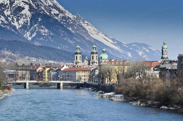 Vista da vila de Innsbruck