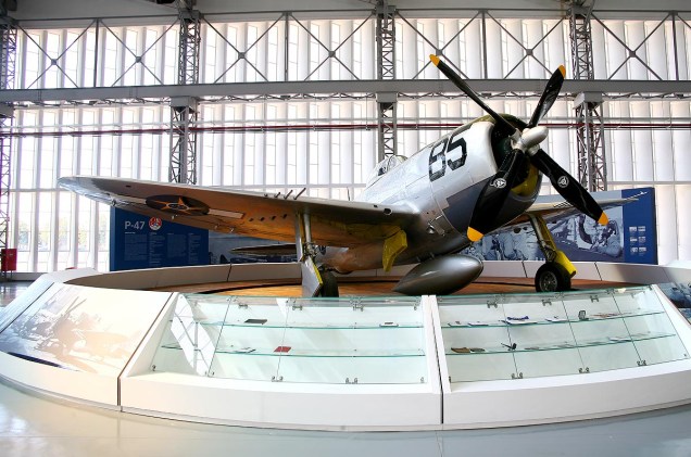 O avião Republic P-47D Thunderbolt, também conhecido como "Jug", foi usado pela Força Aérea dos Estados Unidos durante a Segunda Guerra Mundial