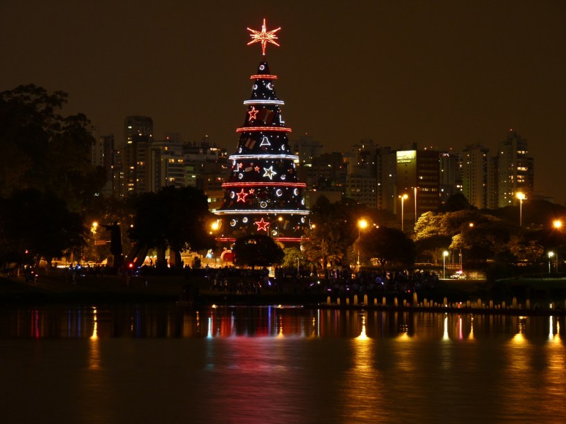 A Árvore do Ibirapuera, por exemlo, foi uma das diversas atrações no Natal Iluminado de 2012