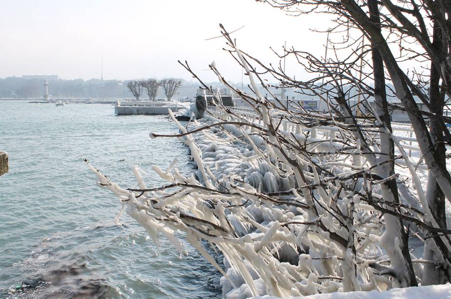 Genebra no inverno Genebra no inverno