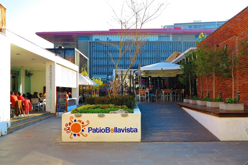 Patio Bellavista, em Santiago, Chile