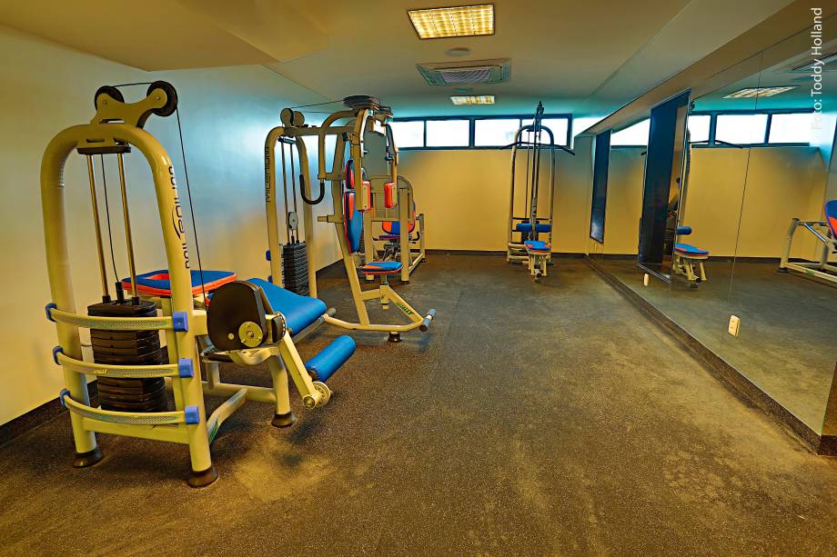 Sala de ginástica do Best Western Plus Vivá, em Porto de Galinhas