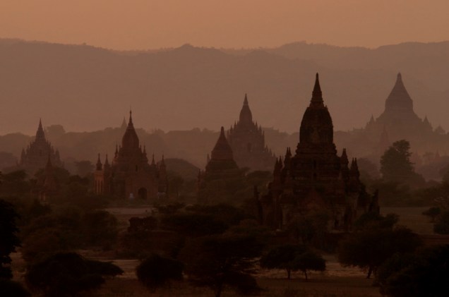 Templos budistas em Bagan
