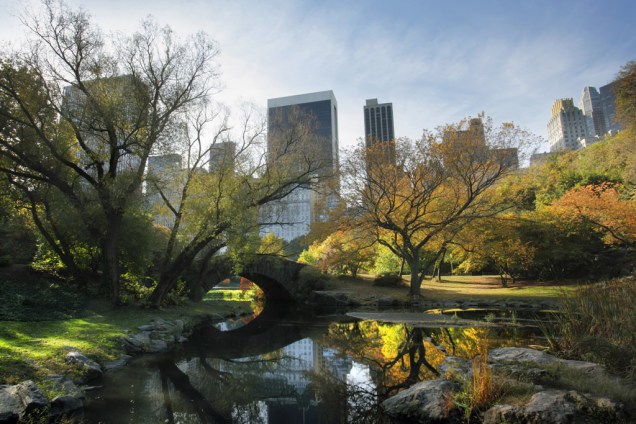 O <a href="https://viajeaqui.abril.com.br/estabelecimentos/estados-unidos-nova-york-atracao-central-park" rel="Central Park" target="_blank">Central Park</a> ocupa o equivalente a 50 quadras de extensão, entre a região de Midtown e o Harlem. Símbolo do lazer gratuito nova-iorquino, o parque recebe 25 milhões de visitantes por ano