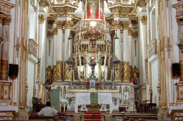 Altar da igreja do Senhor do Bonfim, em Salvador (BA)