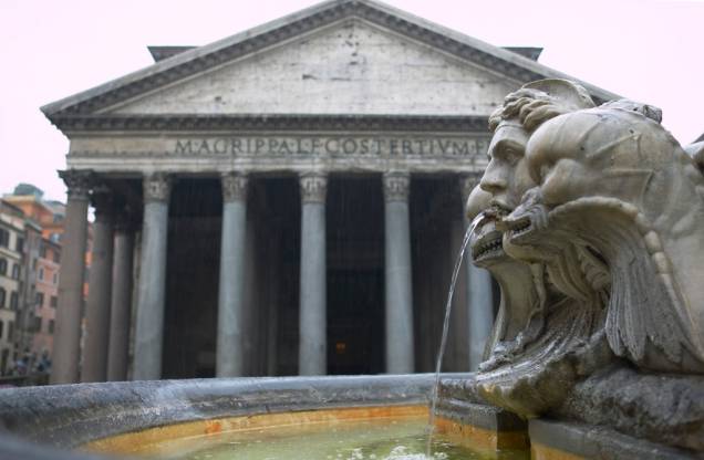 O Pantheon mantém praticamente a mesma aparência nos seus dois mil anos de existência