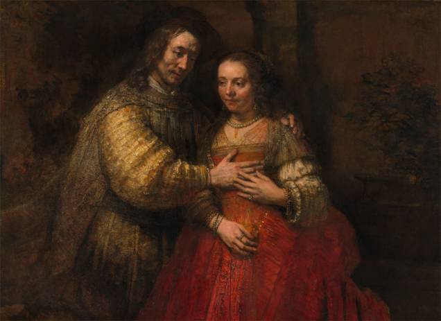 A Noiva Judia, Rembrandt van Rijn, 1655