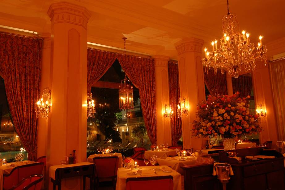 Ambiente do restaurante Cipriani, no Rio de Janeiro