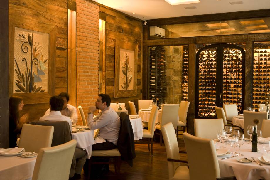 Ambiente do restaurante Gero, em Ipanema, no Rio de Janeiro
