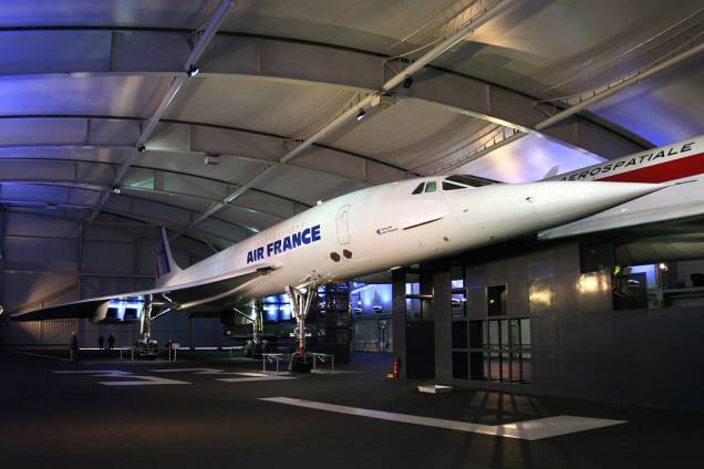 Concorde da Air France, no Museu do Ar e do Espaço, em Le Bourget