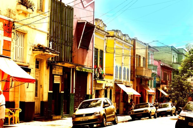 Cristiane Peresi mostra a foto do seu lugar favorito de São Paulo. Foi feita no colorido bairro do Bexiga, região Central