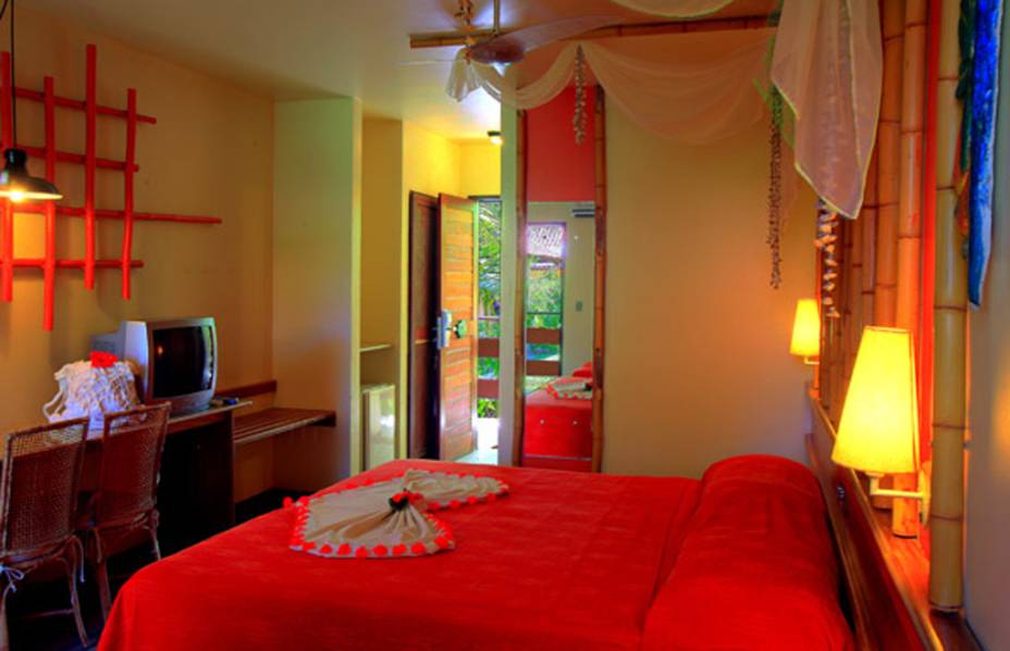 Apartamento standard do Pontal de Ocaporã, em Porto de Galinhas, com vista para o jardim