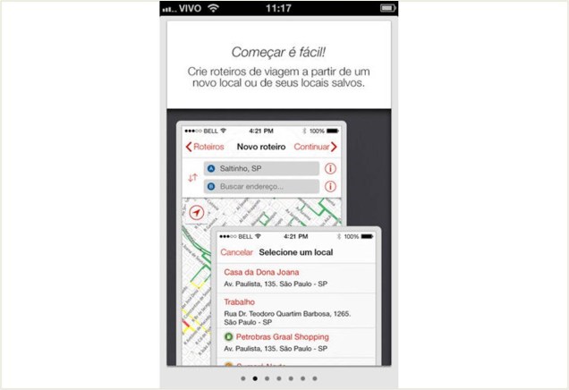 O app Guia Quatro Rodas Roviário está disponível em iOS e Android