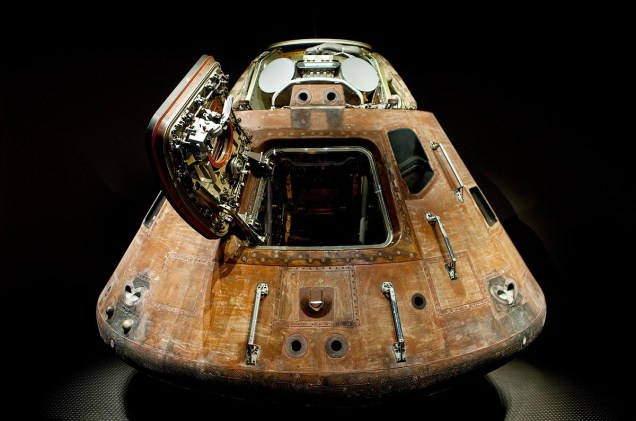 A cápsula do Apollo 13, que trouxe de volta à Terra os astronautas que conseguiram pisar na Lua em 20 de julho de 1969