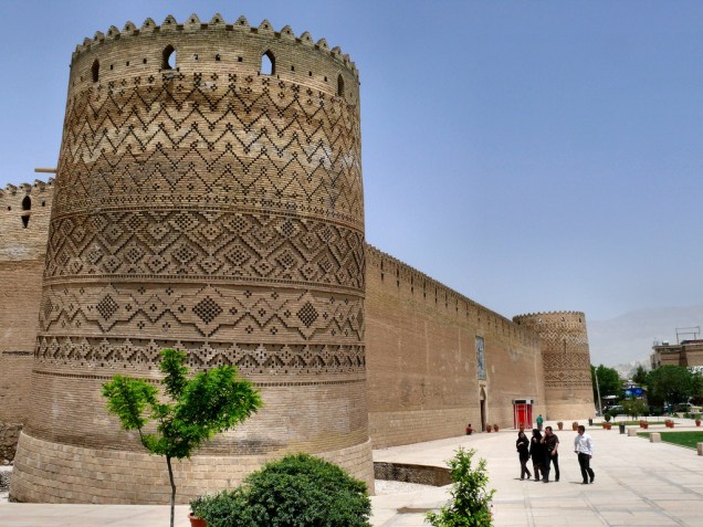 A torre torta de Arg-e Karim khan Zand, em Shiraz