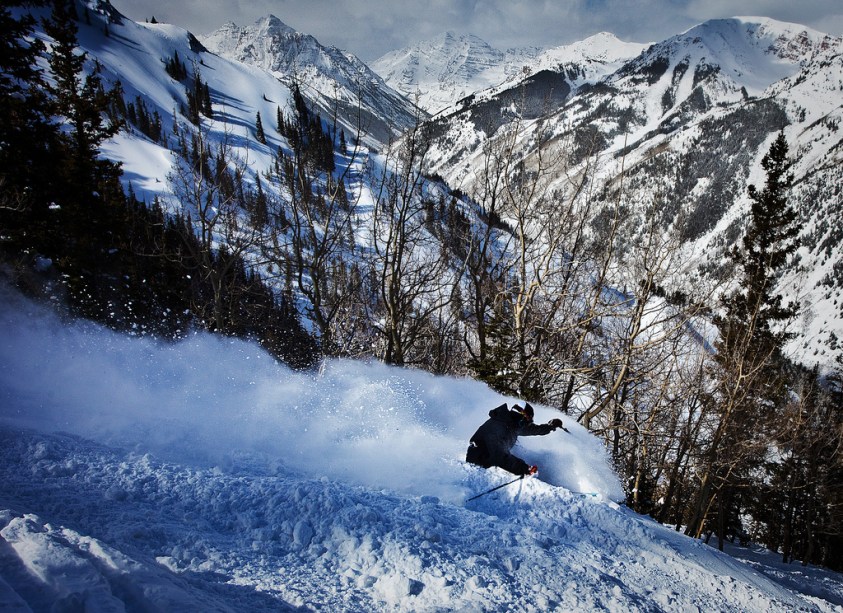 Fora de trilha em Aspen Highlands, Colorado