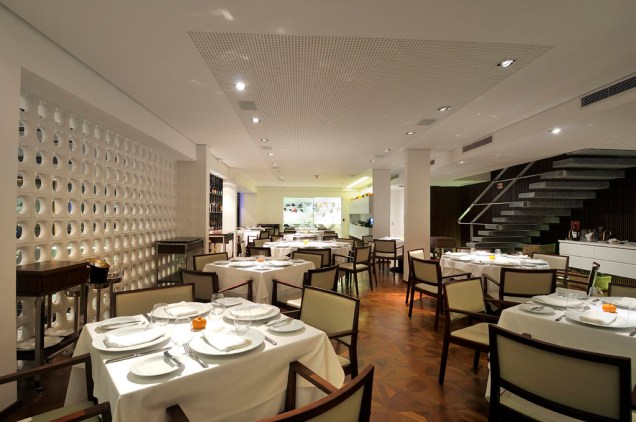 Salão do restaurante Attimo, em São Paulo, consagrado com duas estrelas no Guia Brasil 2014, do GUIA QUATRO RODAS