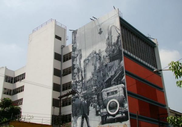 Fachada de edifício na Avenida Tiradentes 822, Bom Retiro