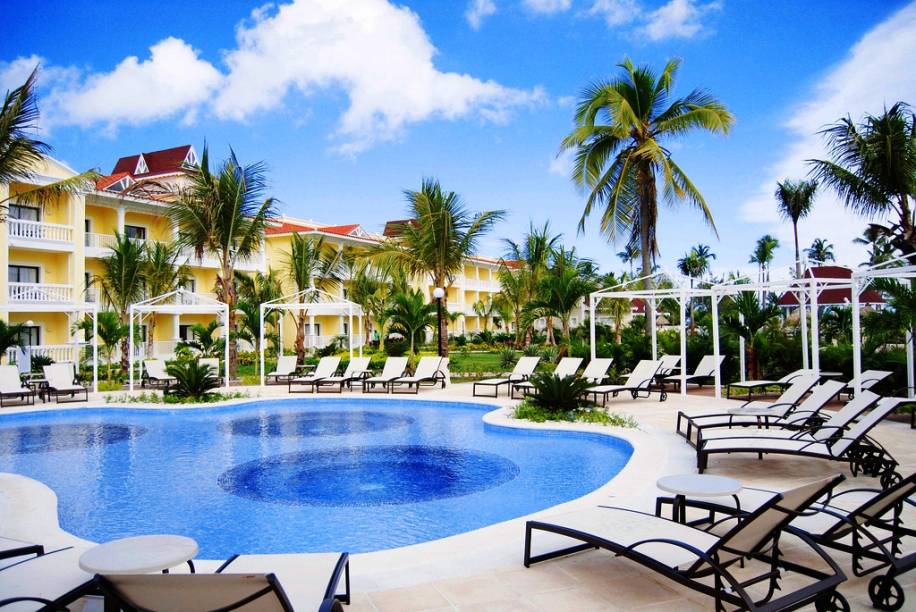 Uma das piscinas do Bahia Principe Esmeralda