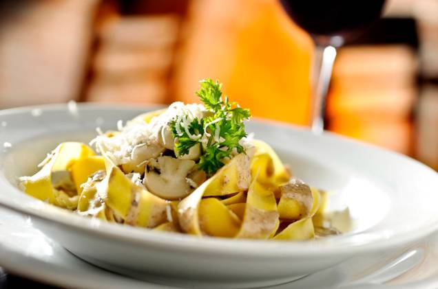 Pappardelli ao Funghi Pappardelli ao Funghi
