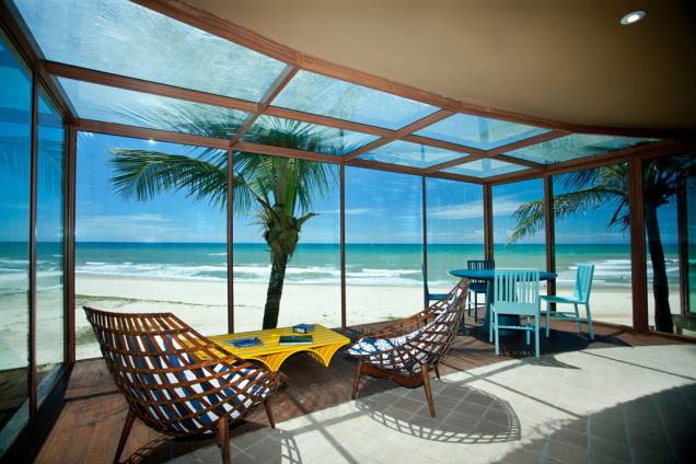 O belo bar da praia do premiado Carmel Charme Resort O belo bar da praia do premiado Carmel Charme Resort