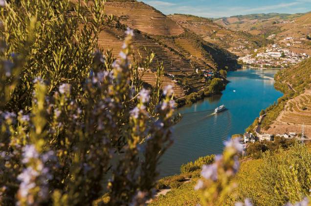 Barcos também levam turistas pelo <strong>Rio Douro</strong>