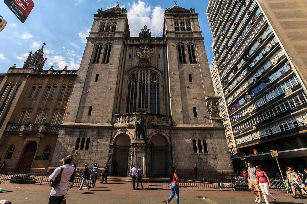 Basílica de São Bento, no Centro de São Paulo (SP)