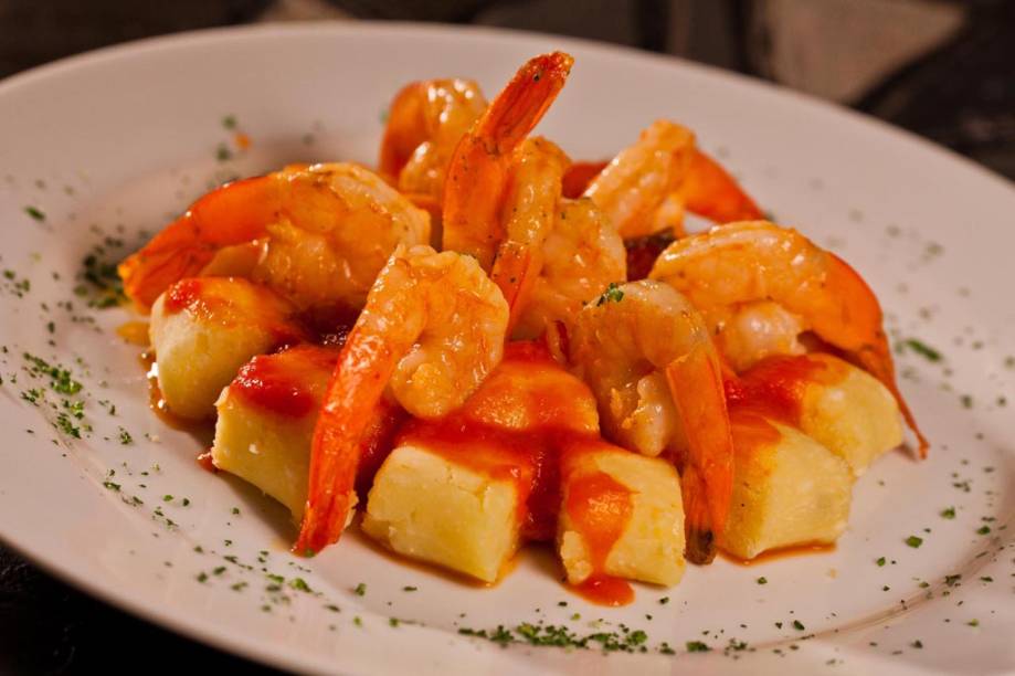 No <a href="https://viajeaqui.abril.com.br/estabelecimentos/br-df-brasilia-restaurante-bendito-suco-orla" rel="Bendito Suco Orla"><strong>Bendito Suco Orla</strong></a>, o nhoque de mandioca ao camarão salteado com pomodoro pelati e manjericão será servido como prato principal do jantar da Brasília Restaurant Week