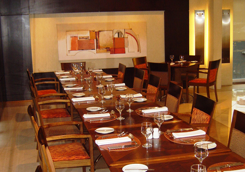 Restaurante Noah, que fica no Blue Tree Verbo Divino, localizado em São Paulo, São Paulo