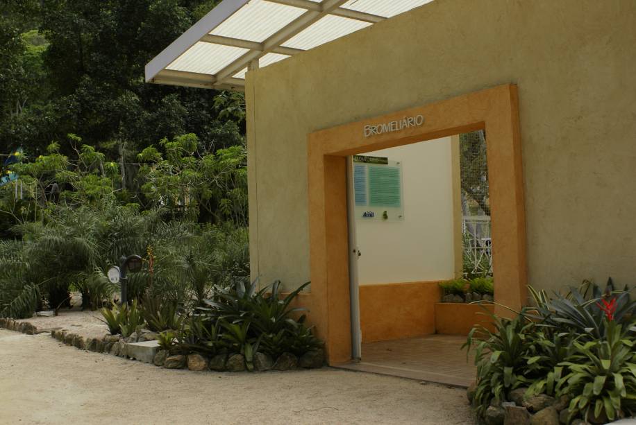 O Bromeliário do Jardim Botânico abriga uma coleção de 10 mil bromélias, distribuídas em estufas e canteiros