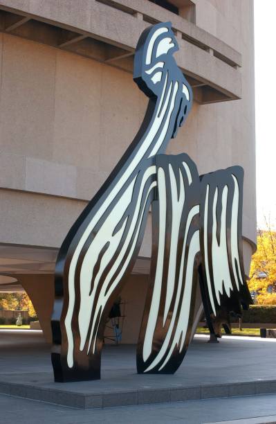 Brushstroke, de Roy Lichtenstein, no Museu Hirshhorn