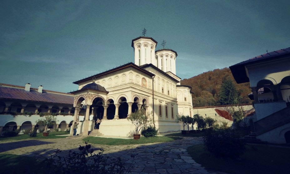 O Mosteiro de Hurezi, na região da cidade de Horezu, Romênia