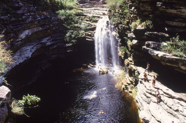 A Cachoeira do Sossego, em época de cheia