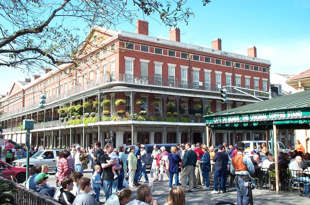 Café du Monde, em Nova Orleans, Estados Unidos