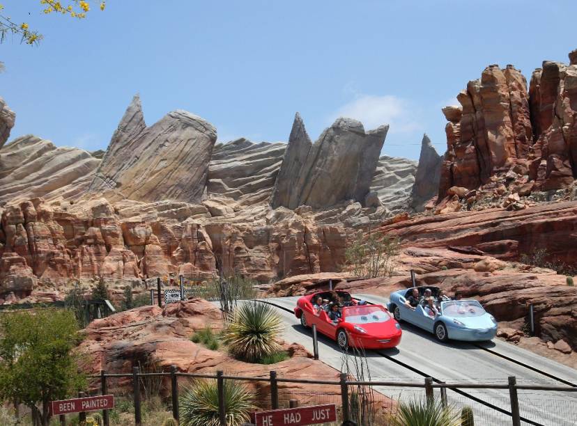 Radiator Springs Racers, no California Adventure Park