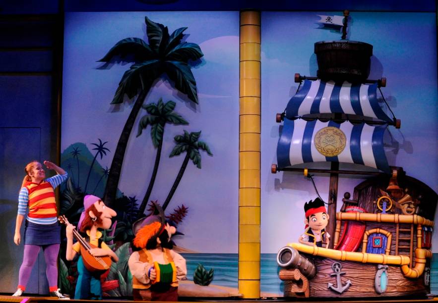 Show de Jake e os Piratas na Terra do Nunca no California Adventure Park