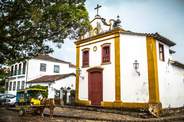 <strong>Capela do Senhor Bom Jesus da Pobreza</strong>, no Largo das Forras, centro de Tiradentes (MG)