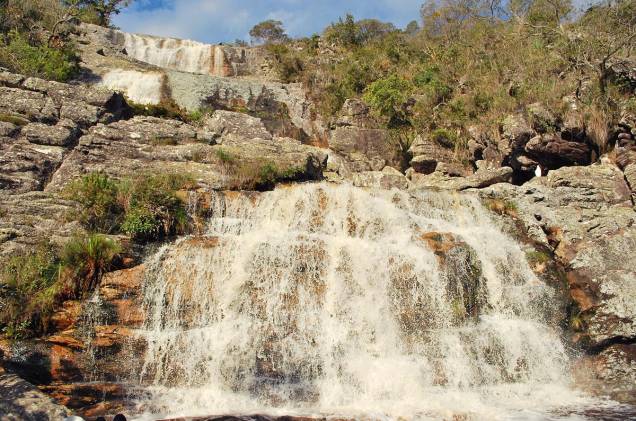 Detalhe da Cachoeira Cascatona, uma das melhores da região