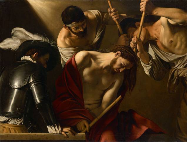 A Coroação de Espinhos, de Caravaggio, no Kunsthistorischesmuseum