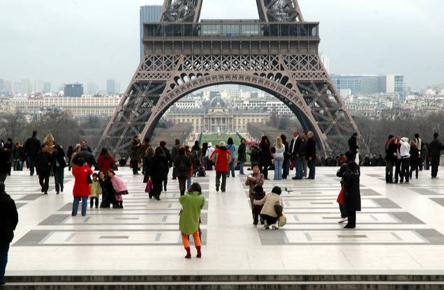 Esplanada do Trocadéro, em Paris